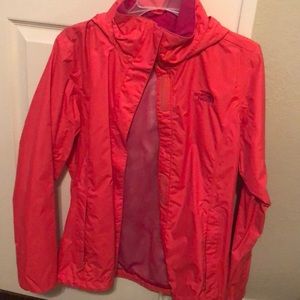 North Face rain coat